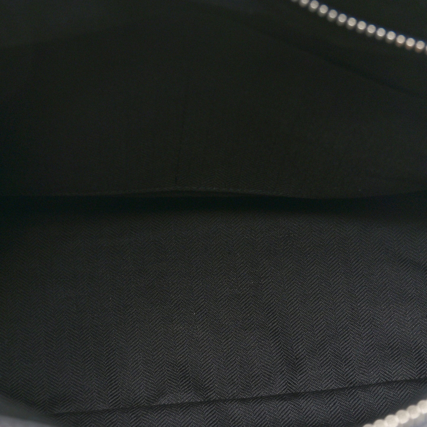 Calfskin Large Puzzle Edge Bag Dark Grey