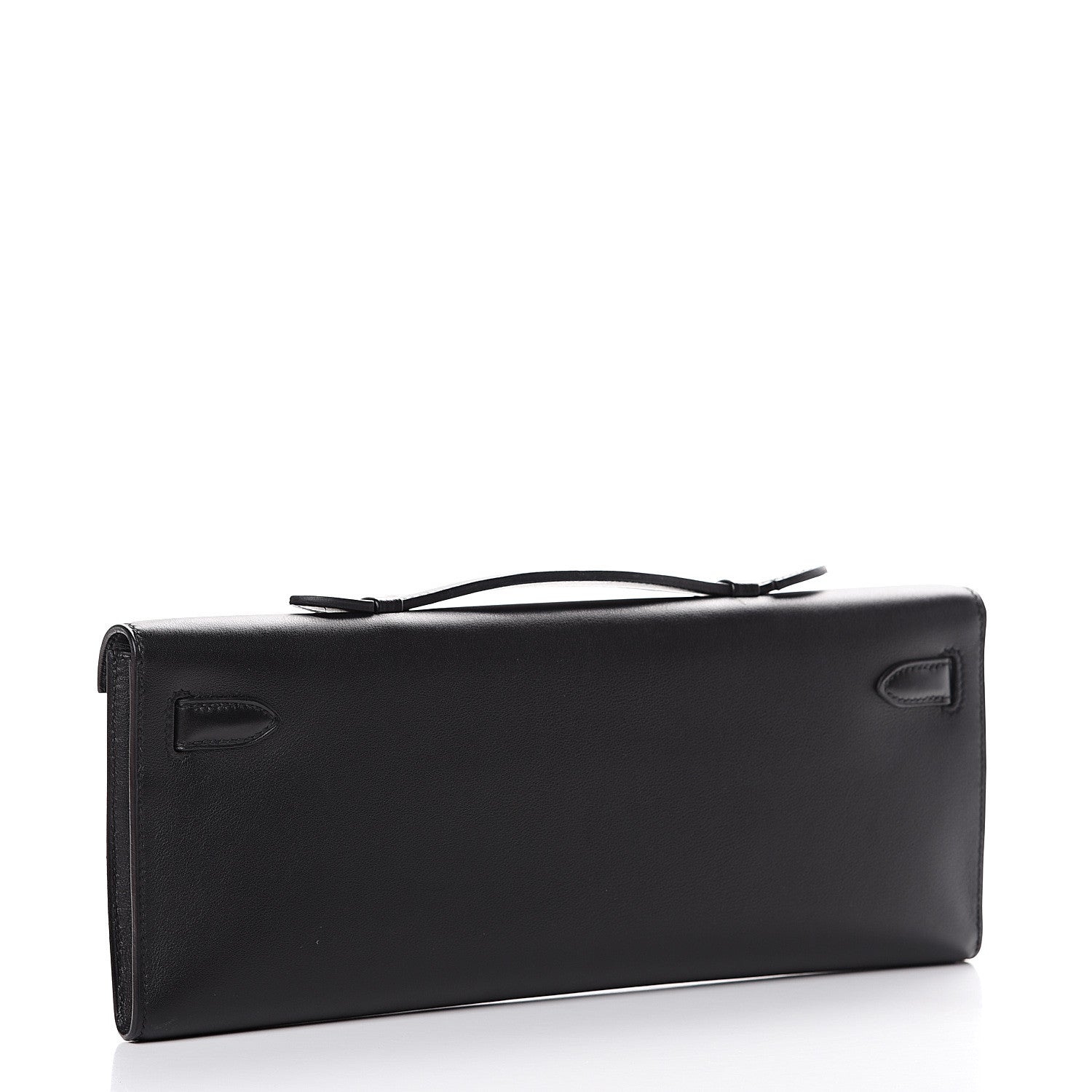 Hermes Swift Kelly Cut Clutch Pochette Black 2 of 7
