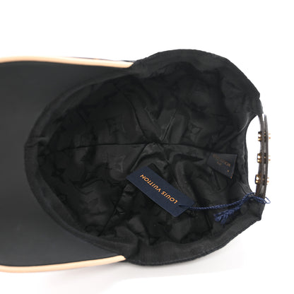 Louis Vuitton Polyester Silk Monogram LV Get Ready Cap M Black 7 of 10
