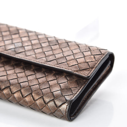 Bottega Veneta Nappa Intrecciato Continental Wallet Copper 12 of 12