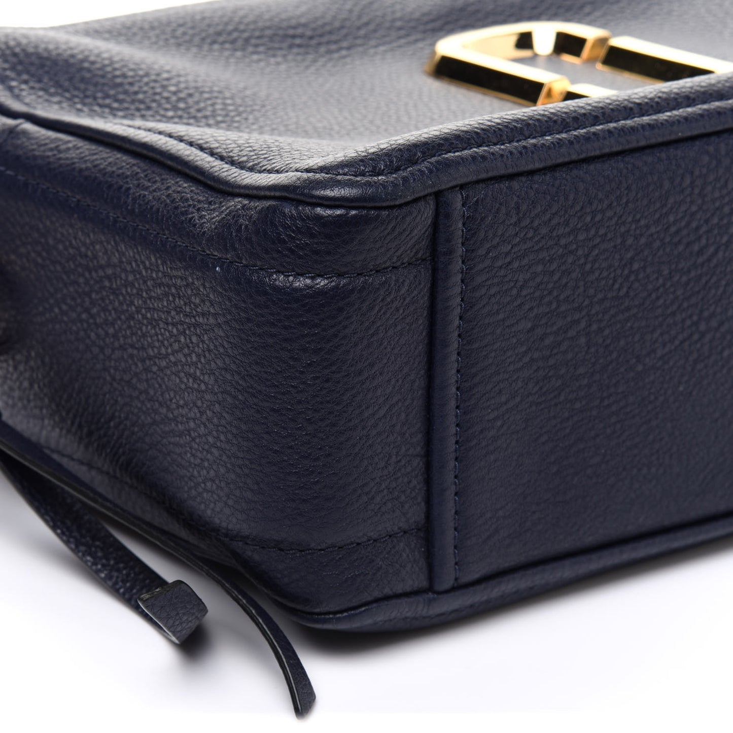 Supple Natural Grain Calfskin The Softshot 27 Bag Navy