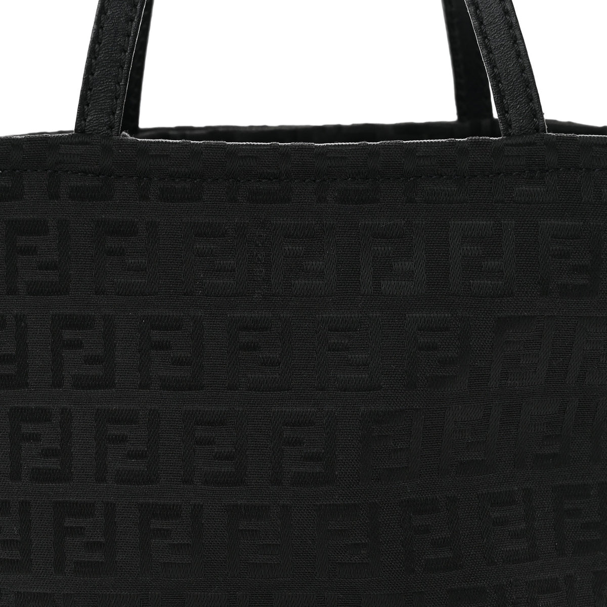 Fendi Zucchino Small Tote Black 8 of 10
