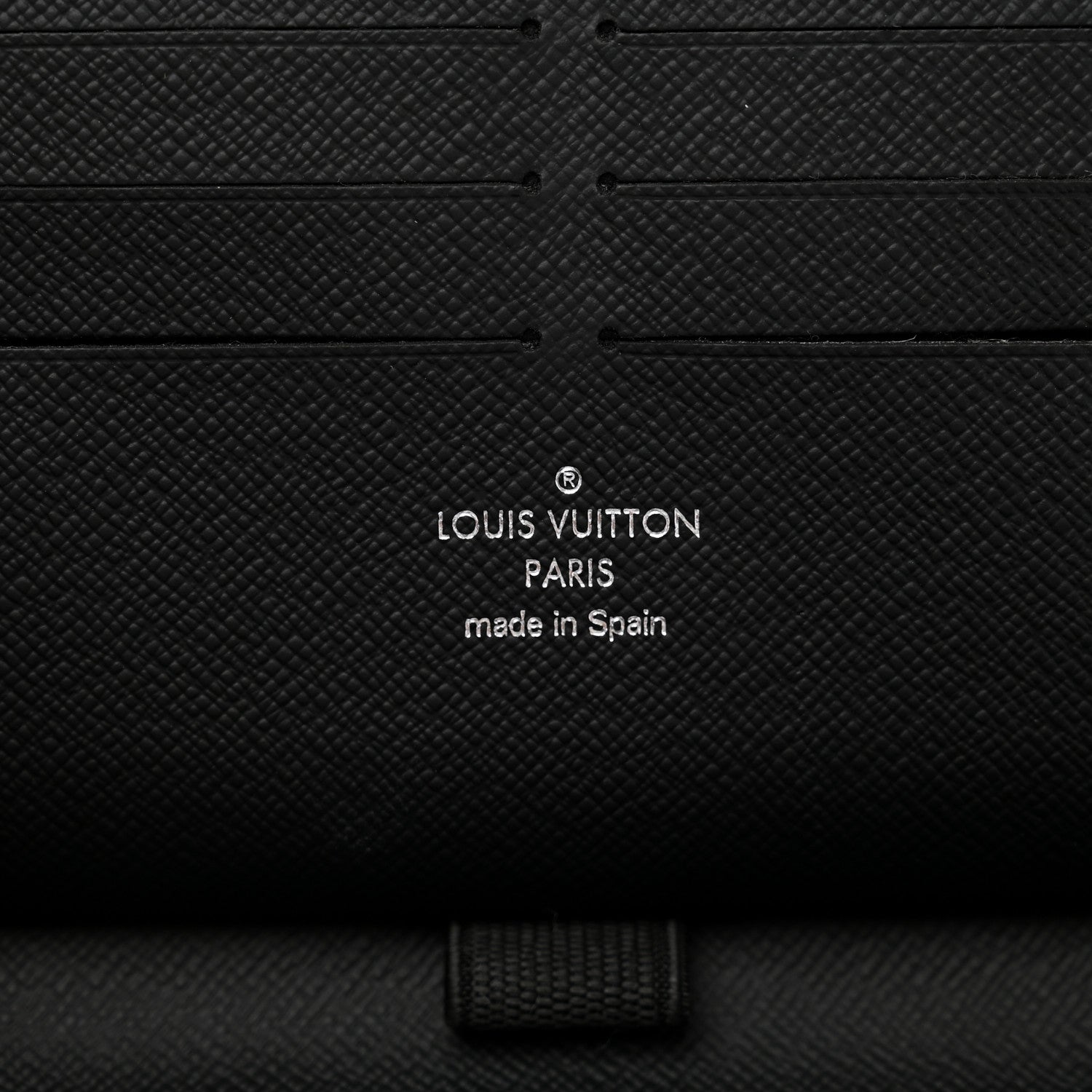 Louis Vuitton Epi Zippy Organizer Wallet Black 6 of 7