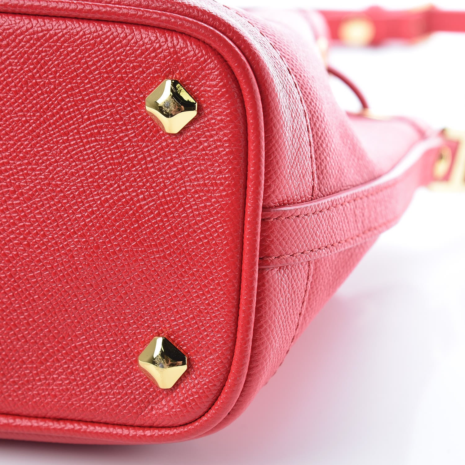 MCM Saffiano Mini RGB Drawstring Crossbody Red 8 of 10
