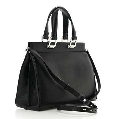 Gucci Grainy Calfskin Small Zumi Top Handle Bag Black 3 of 12