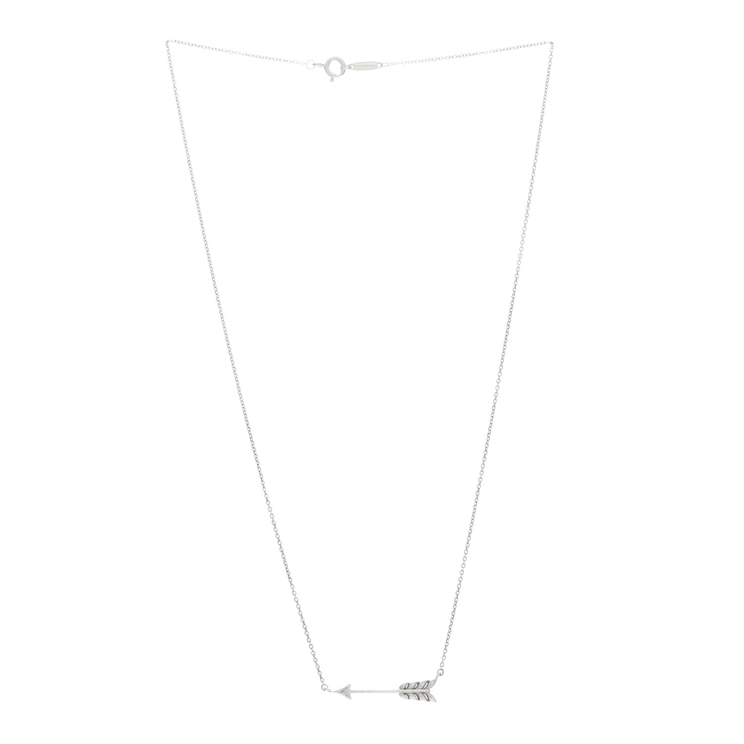 Tiffany Sterling Silver Paloma's Graffiti Arrow Pendant Necklace 2 of 4