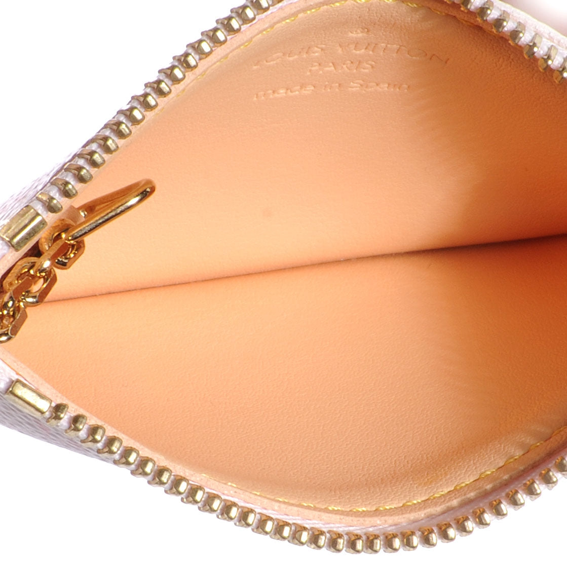 Monogram Cherry Blossom Key Pouch Pink