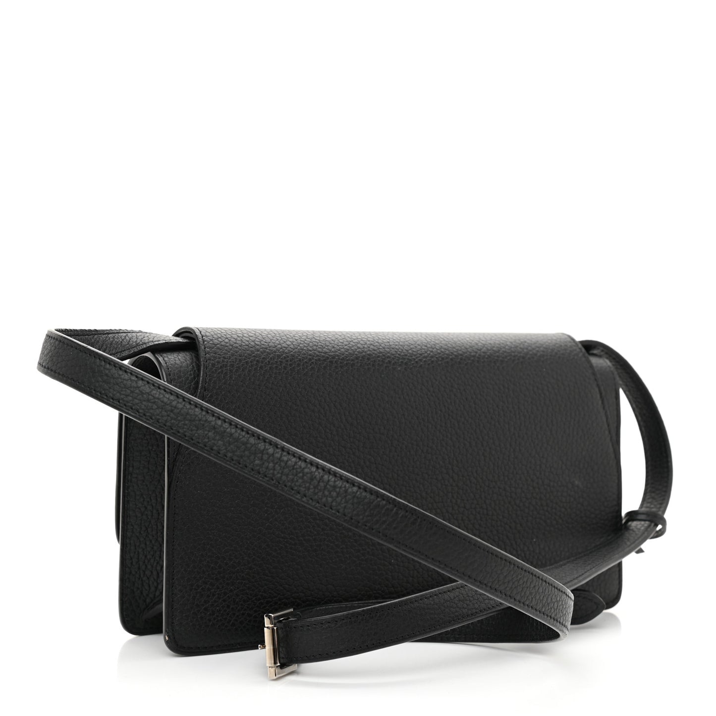 Taurillon Blush Rejane Clutch 26 Black