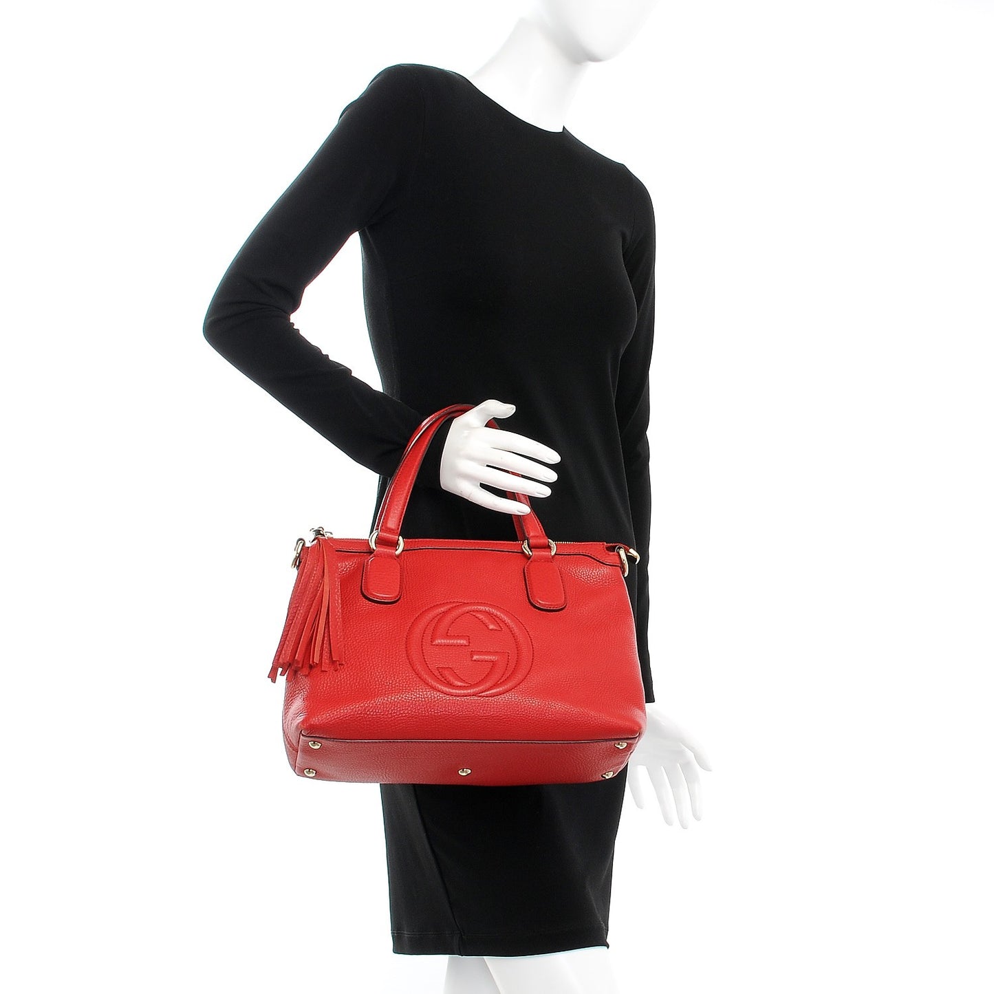 Cellarius Calfskin Small Soho Top Handle Satchel Tobasco