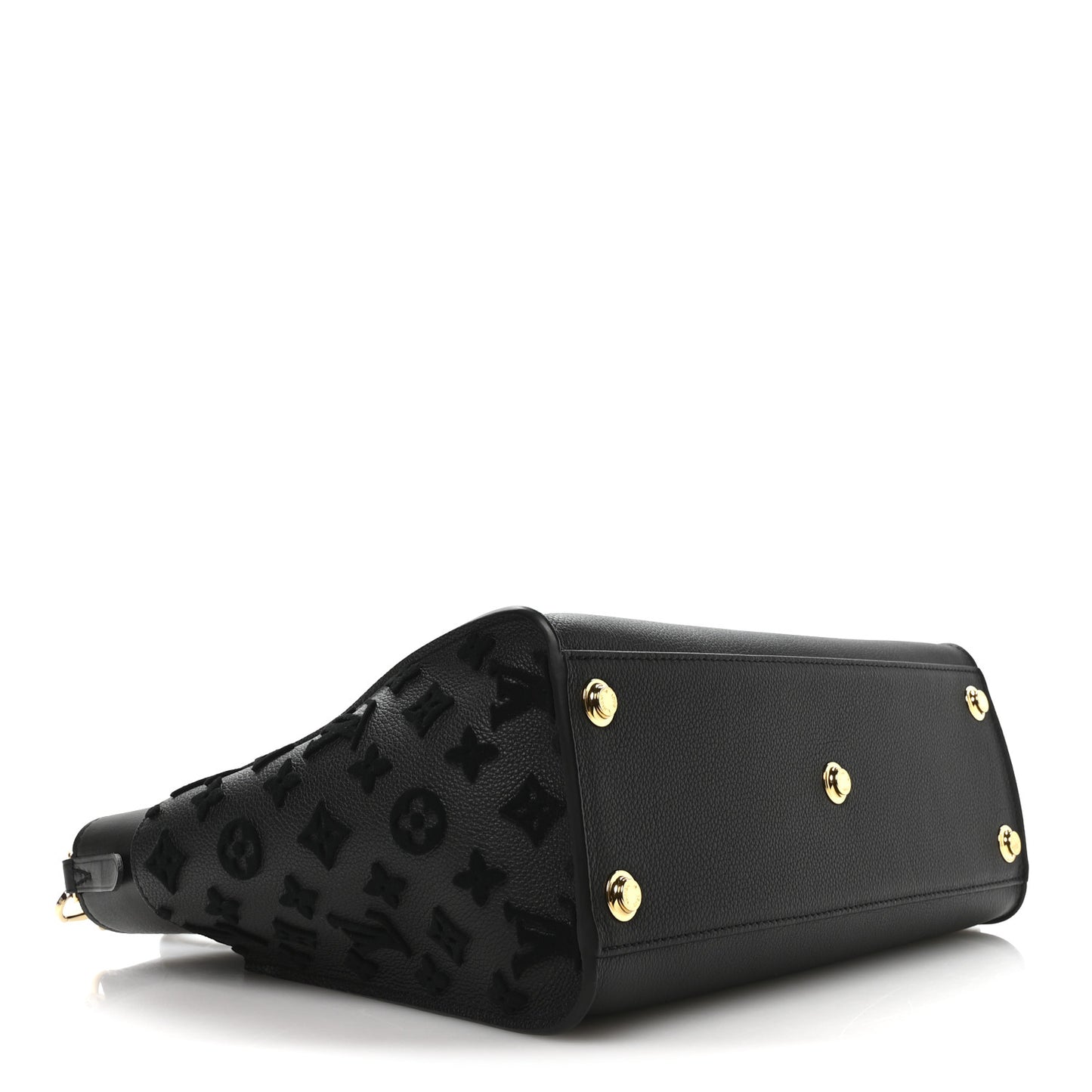 Calfskin Monogram Tufting On My Side Black