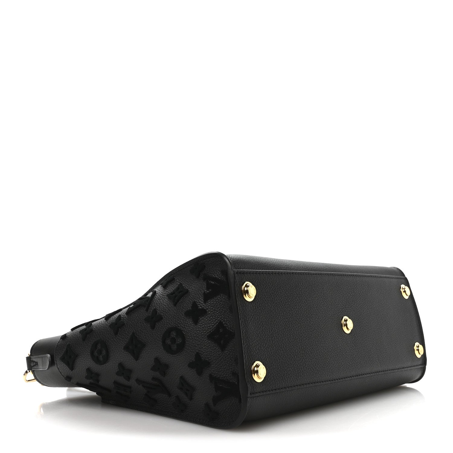 Louis Vuitton Calfskin Monogram Tufting On My Side Black 4 of 10