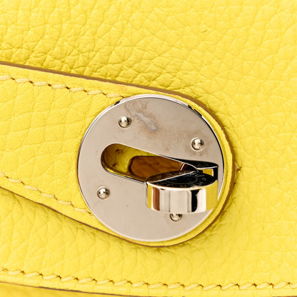 Hermes Taurillon Clemence Lindy 26 Lime 11 of 11