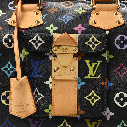 Louis Vuitton Monogram Multicolor Speedy 30 Black 7 of 16