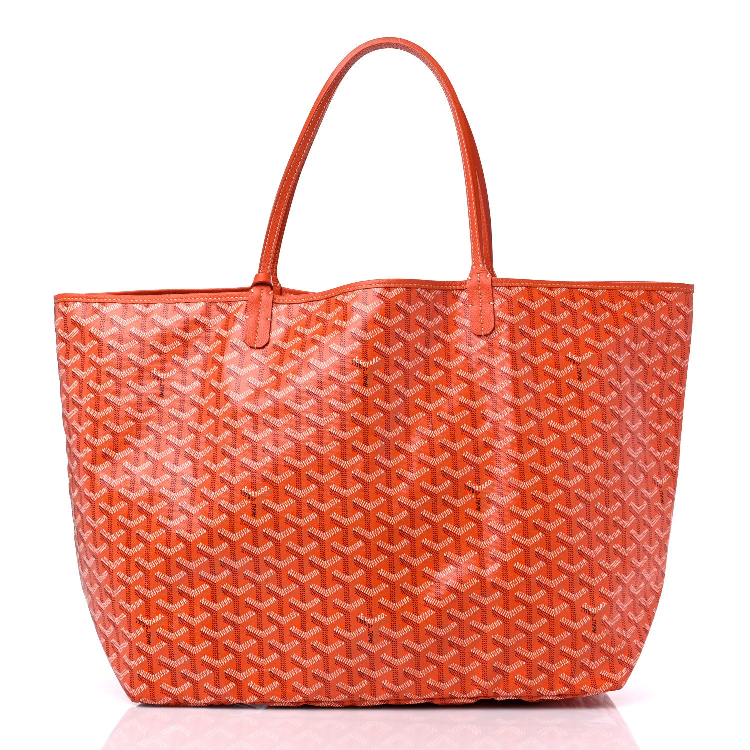 Goyard Goyardine Saint Louis GM Orange 3 of 9
