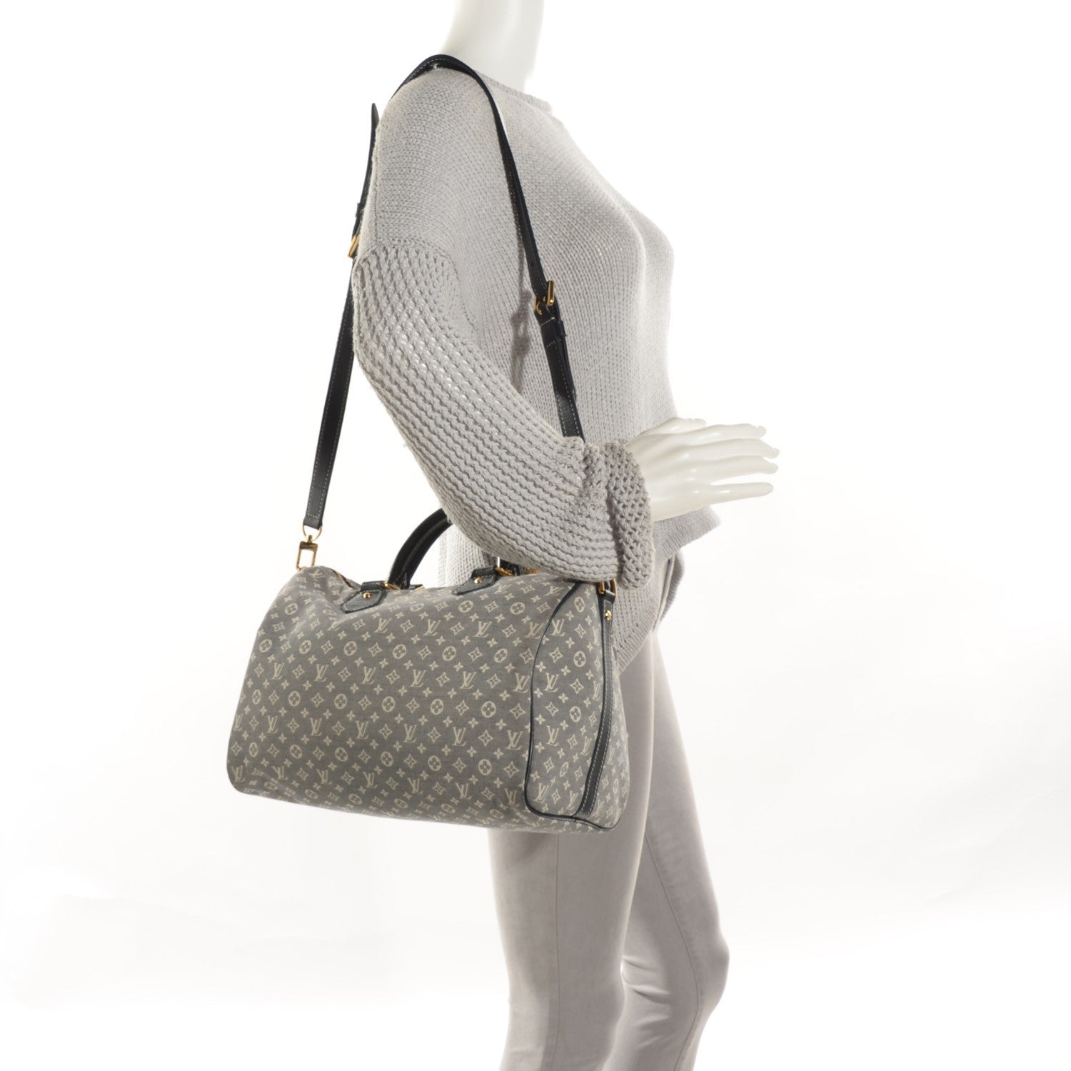 Louis Vuitton Monogram Idylle Speedy Bandouliere 30 Encre 2 of 7