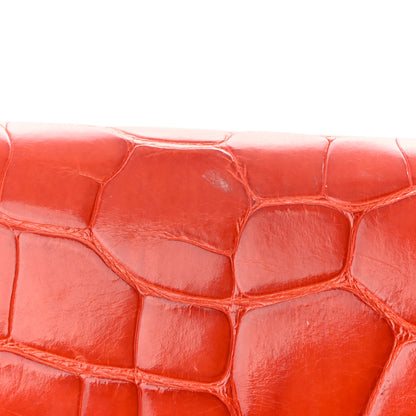 Chanel Alligator Maxi Double Flap Red 11 of 14