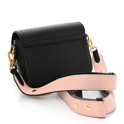 Louis Vuitton Grained Calfskin Lockme Tender Black 3 of 9