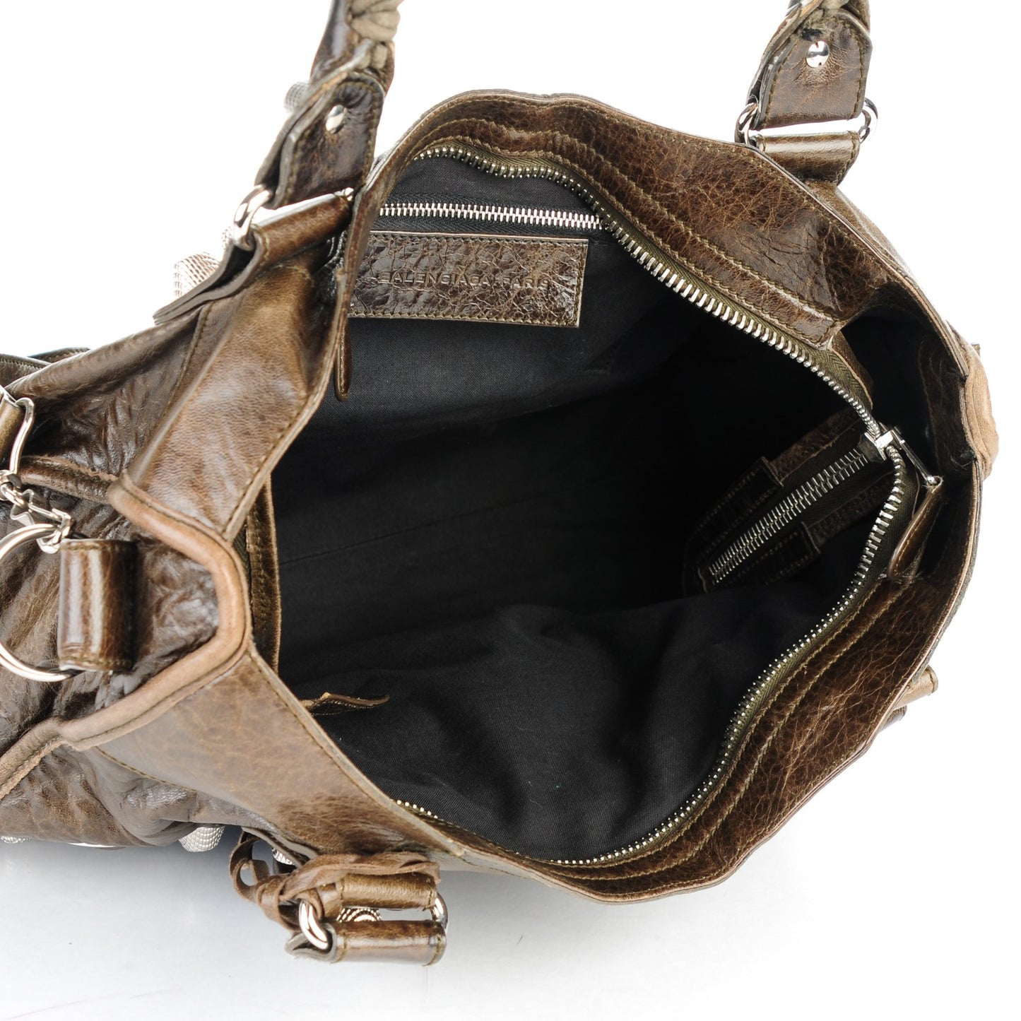 Chevre Giant 21 Silver Hardware City Dark Brown