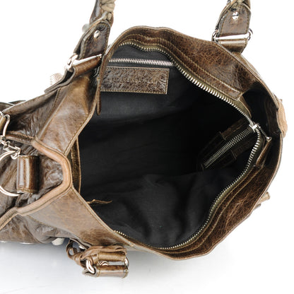 Balenciaga Chevre Giant 21 Silver Hardware City Dark Brown 7 of 12