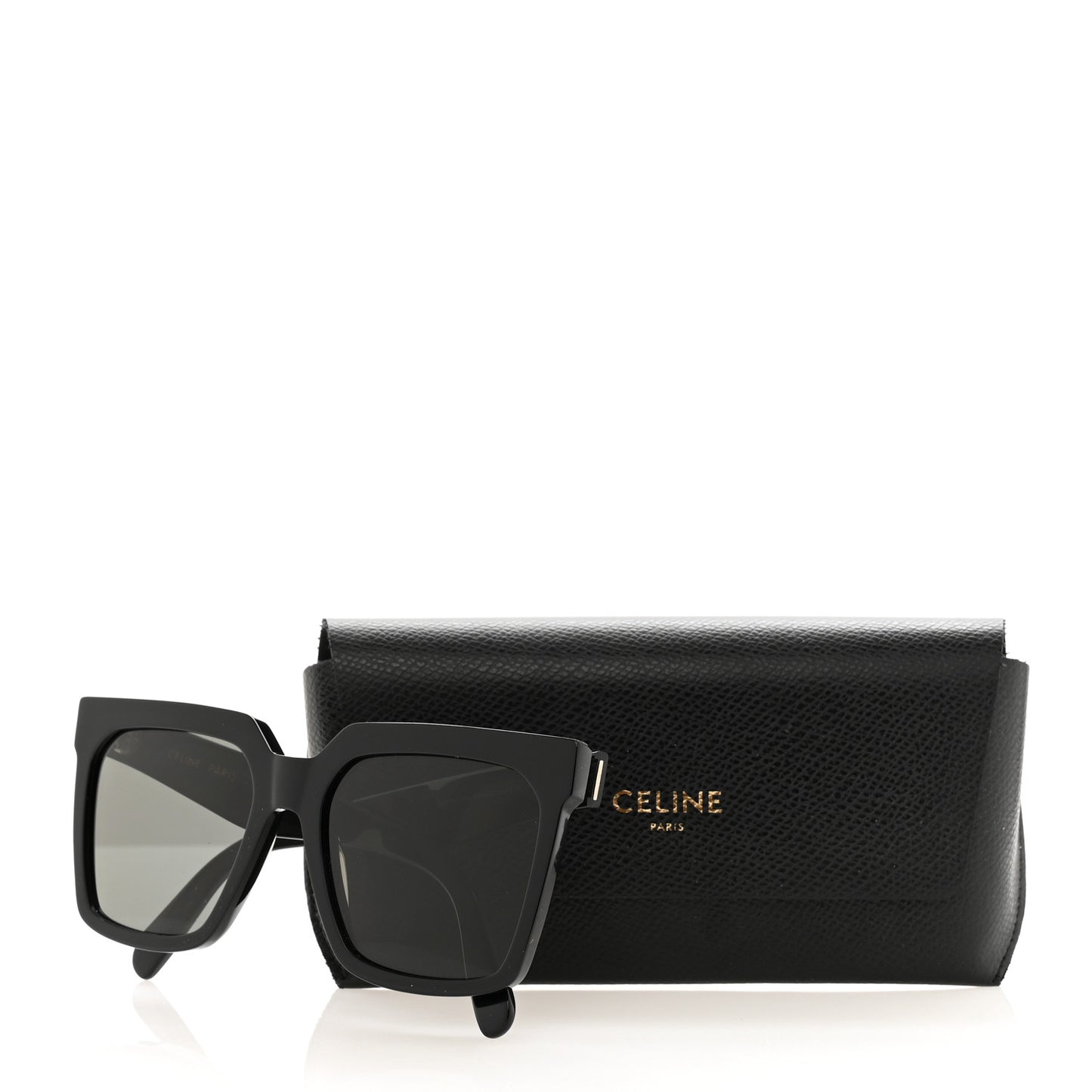 Acetate Polarized Oversized Sunglasses CL4055IN Black