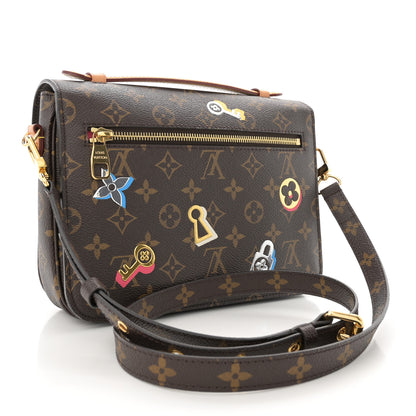 Louis Vuitton Monogram Love Lock Pochette Metis 3 of 10