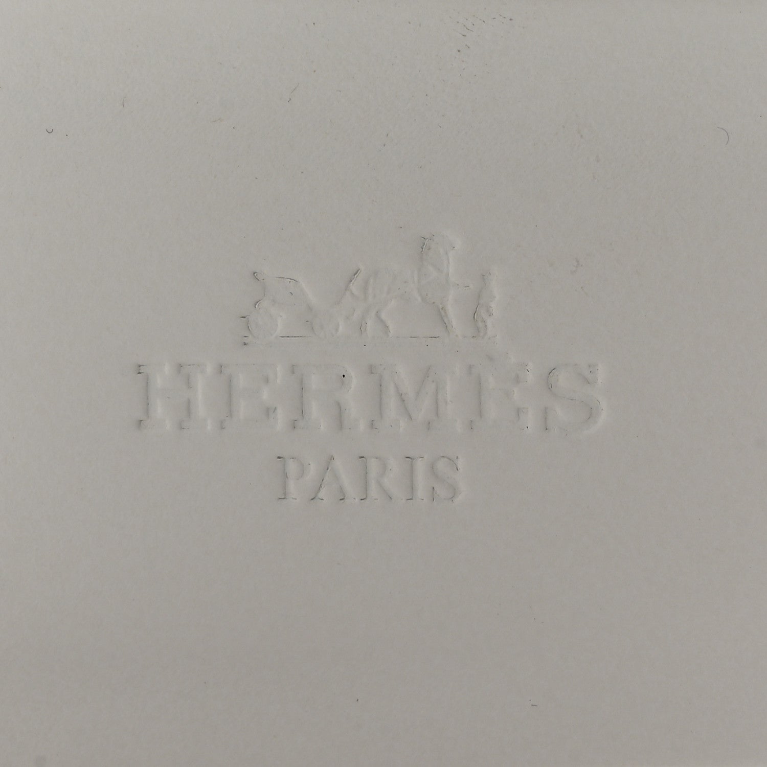 Hermes Box Calfskin Oran Sandals 37 White 7 of 8