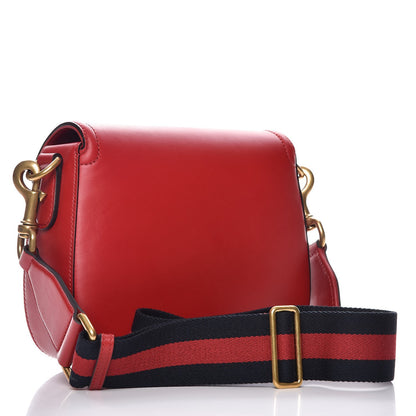 Gucci Ruinart Calfskin Medium Lady Web Shoulder Bag Hibiscus Red 5 of 11