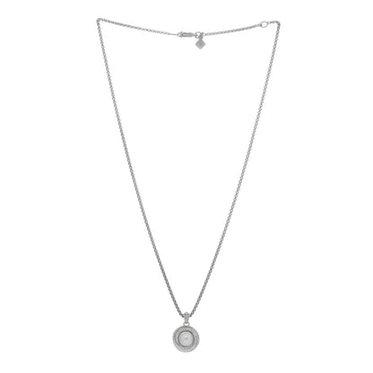 David Yurman Sterling Silver Diamond Pearl 8mm Crossover Pendant Necklace 2 of 4
