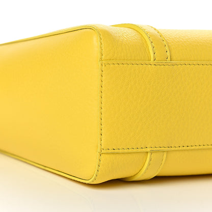 Balenciaga Smooth Calfskin Logo XXS Everyday Tote Jaune Soleil Black 4 of 8