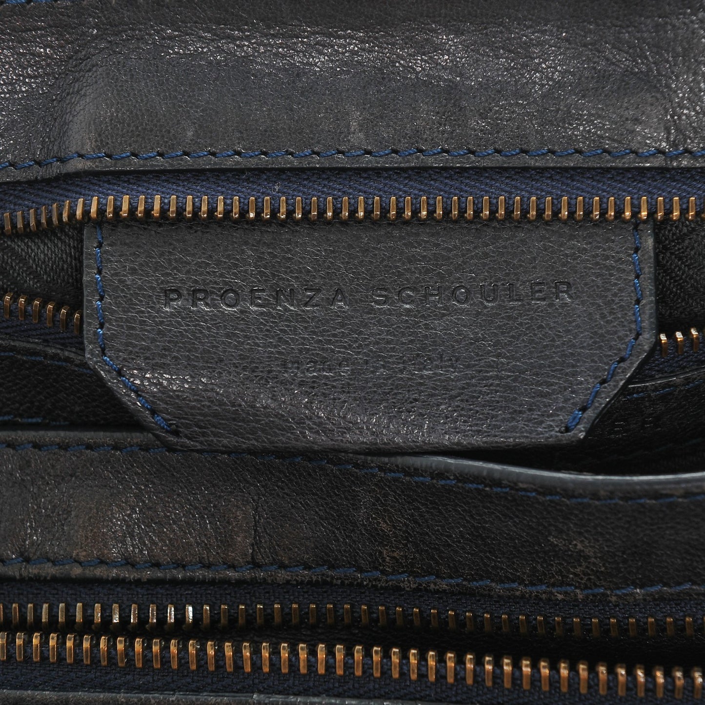 Lambskin Medium PS1 Satchel Midnight