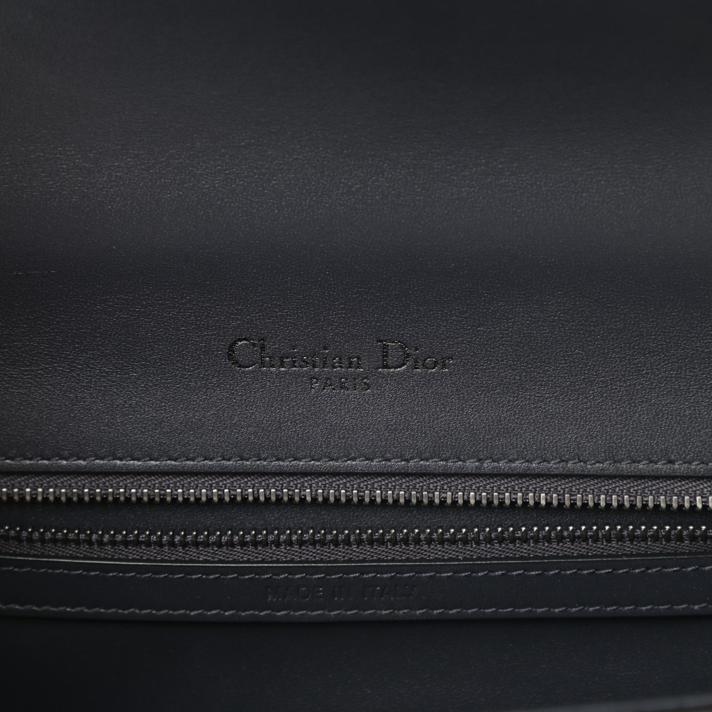 Metallic Patent Micro-Cannage Medium Diorama Flap Bag Onyx Black