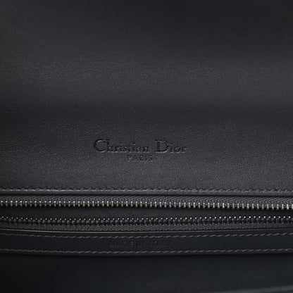 Christian Dior Metallic Patent Micro-Cannage Medium Diorama Flap Bag Onyx Black 6 of 11