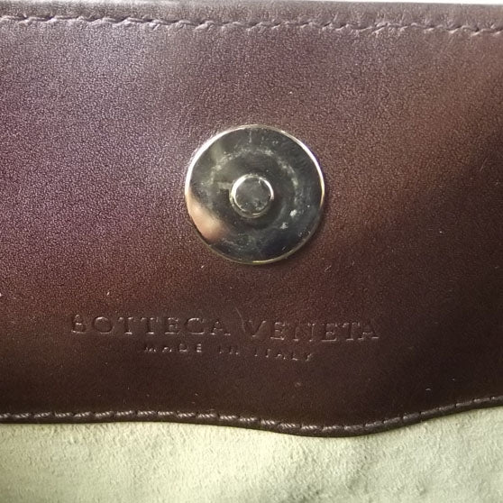 Bottega Veneta Leather Intrecciato Woven Tote Ebano 6 of 9