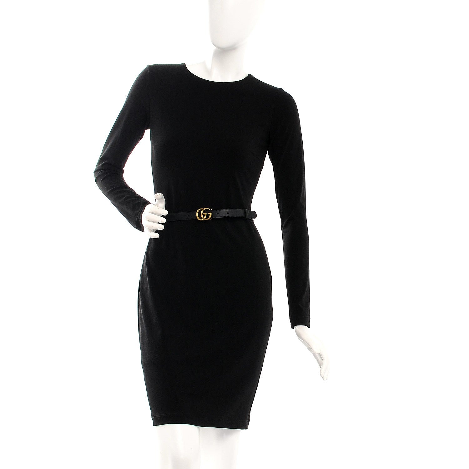 Gucci Calfskin Double G 20mm Belt 85 34 Black 2 of 7