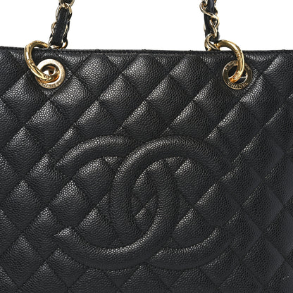 Chanel Caviar Quilted Grand Shopping Tote GST Black 8 of 10