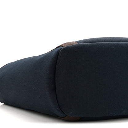 Hermes Toile Sac De Pansage Groom Bleu Navy Feu 10 of 11