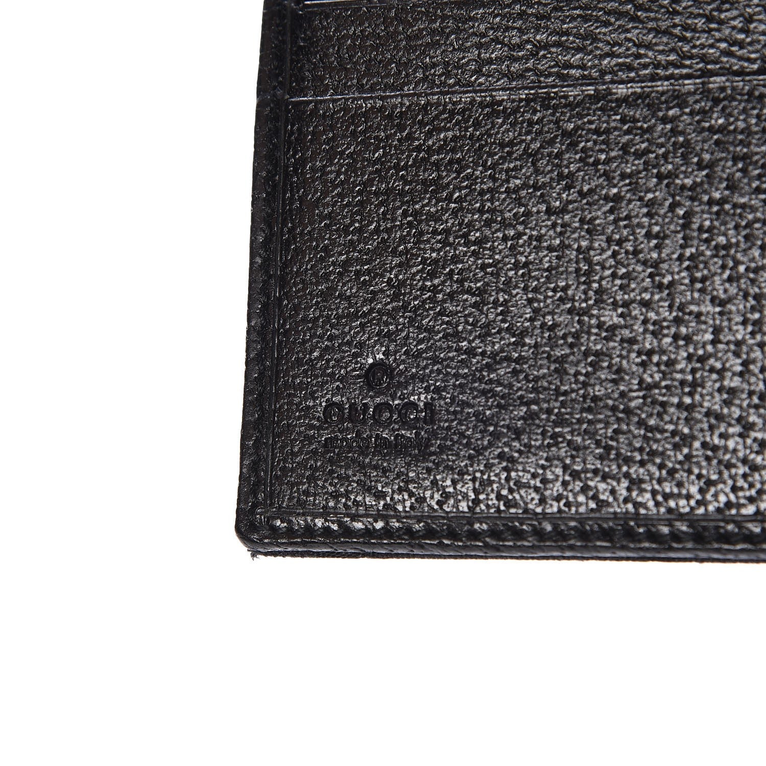 Gucci Monogram Studded French Flap Wallet Black 6 of 7
