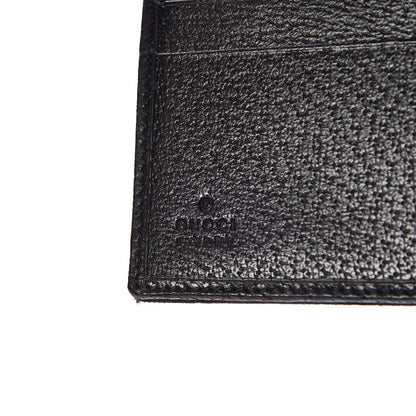 Gucci Monogram Studded French Flap Wallet Black 6 of 7