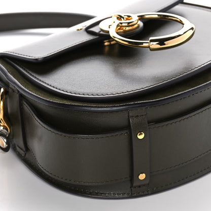 Chloe Calfskin Suede Small Tess Bag Deep Forest 9 of 12