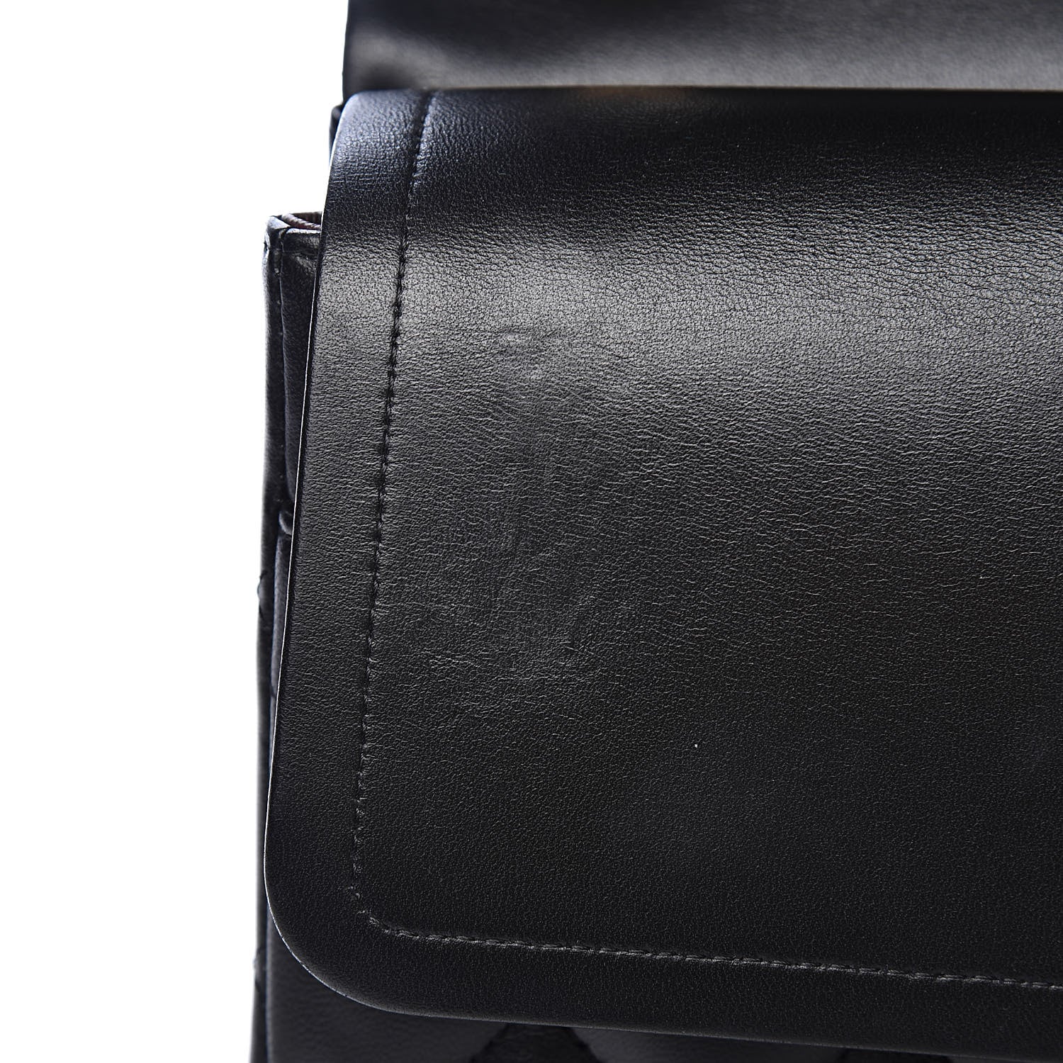 Chanel Lambskin Quilted Jumbo Double Flap Black 13 of 15