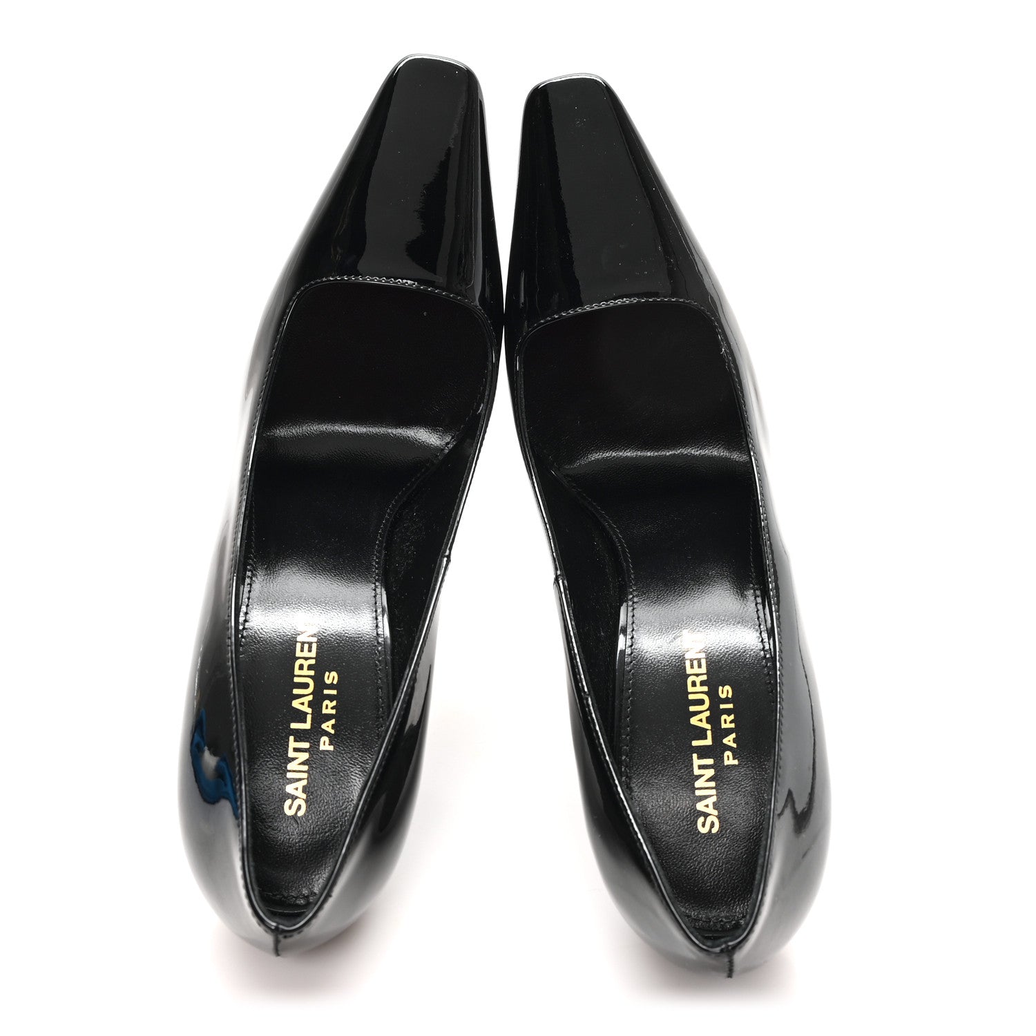 Saint Laurent Patent Instinct Pumps 37 Black 2 of 10