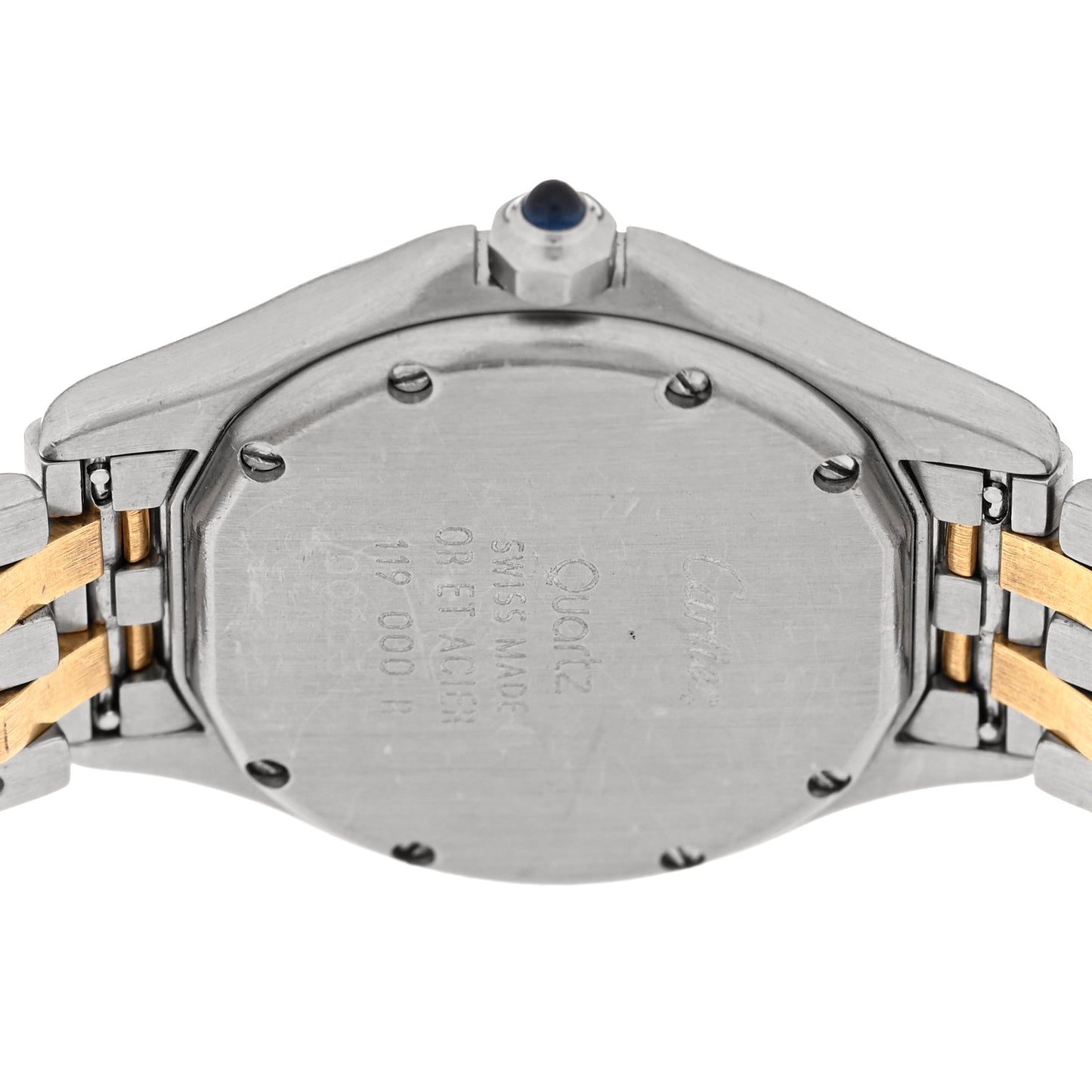 Stainless Steel 18K Yellow Gold 26mm Cougar Quartz Watch