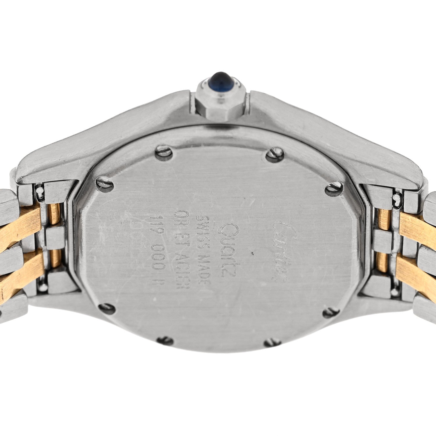 Cartier Stainless Steel 18K Yellow Gold 26mm Cougar Quartz Watch 4 of 4