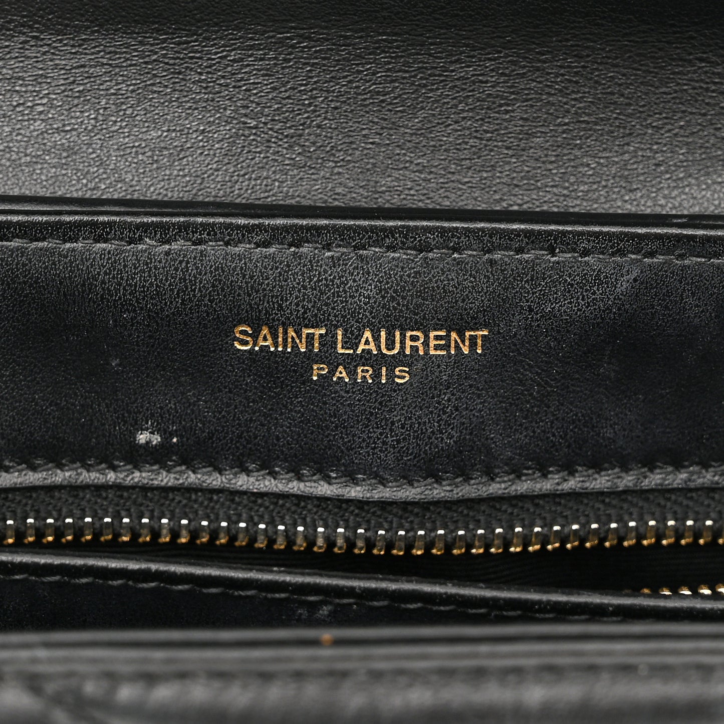Calfskin Y Quilted Monogram Toy Loulou Crossbody Bag Black