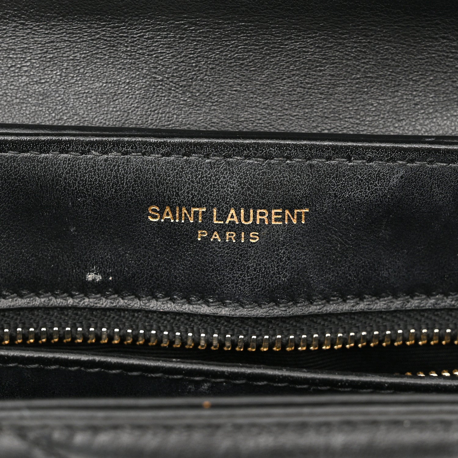 Saint Laurent Calfskin Y Quilted Monogram Toy Loulou Crossbody Bag Black 6 of 11
