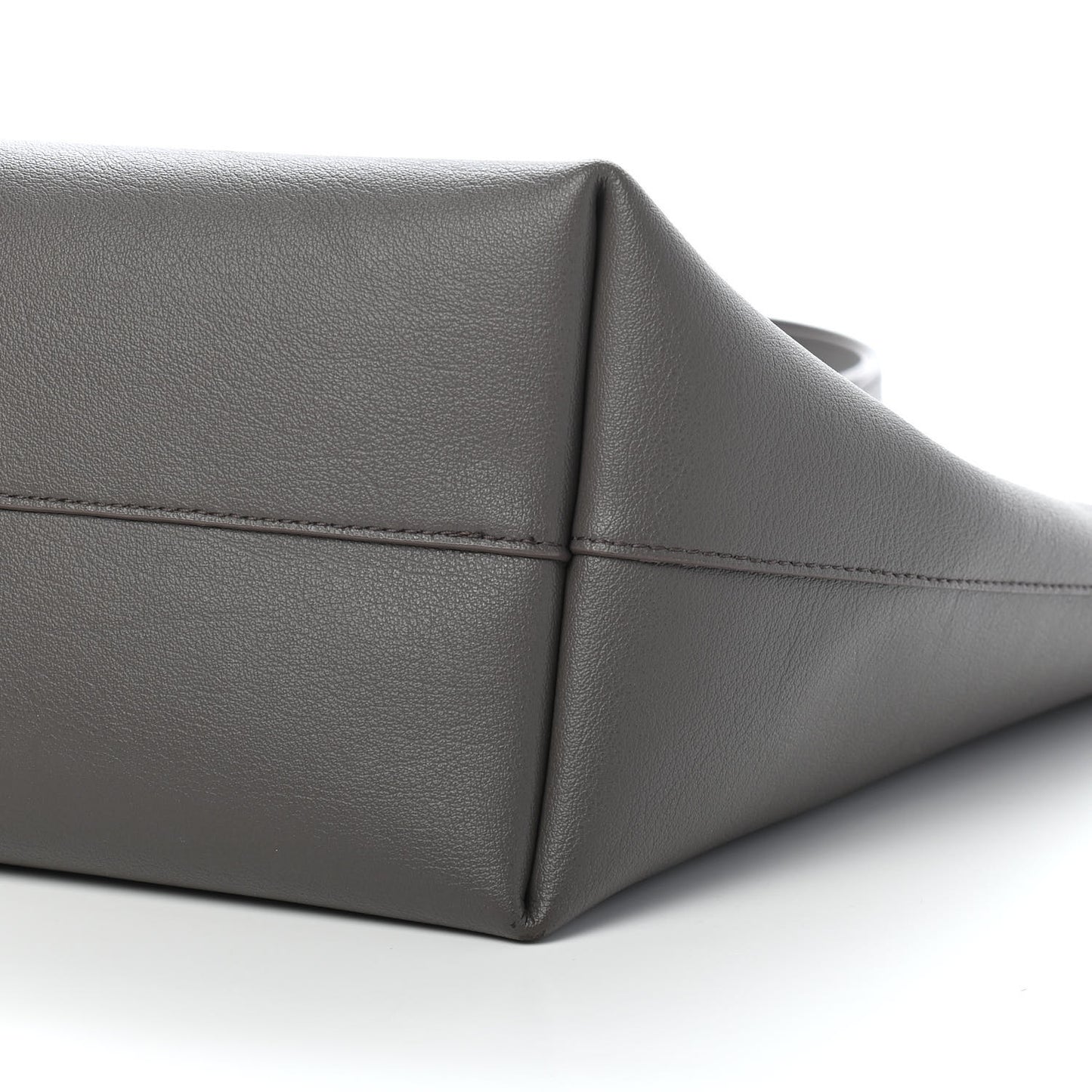 Calfskin Large Shopping Tote Earth