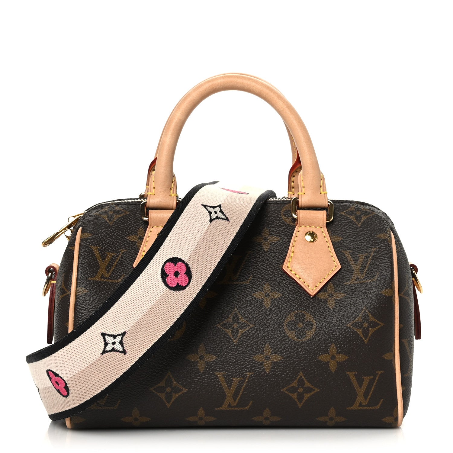 Louis Vuitton Monogram Speedy Bandouliere 20 Black 1 of 9
