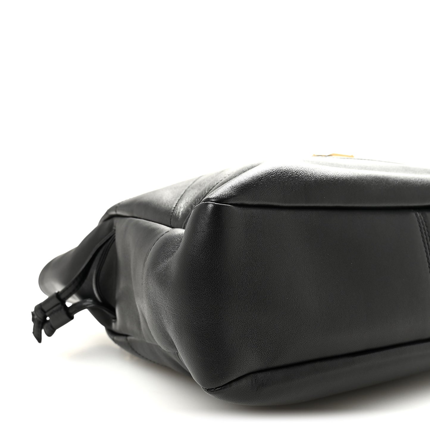 Lambskin Small Jamie Shopping Tote Black