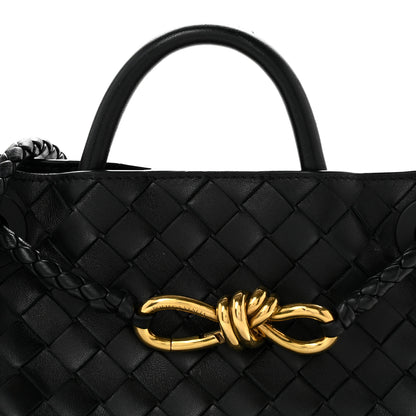 Bottega Veneta Nappa Intrecciato Small Andiamo Shoulder Bag Black 7 of 10