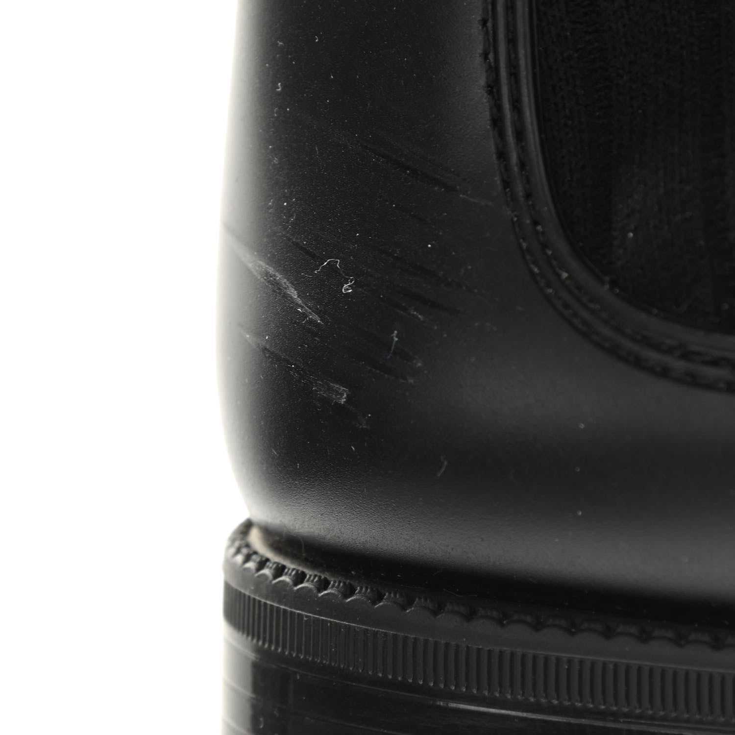 Givenchy Knit Rubber Storm Over The Knee Boots 36 Black 8 of 9